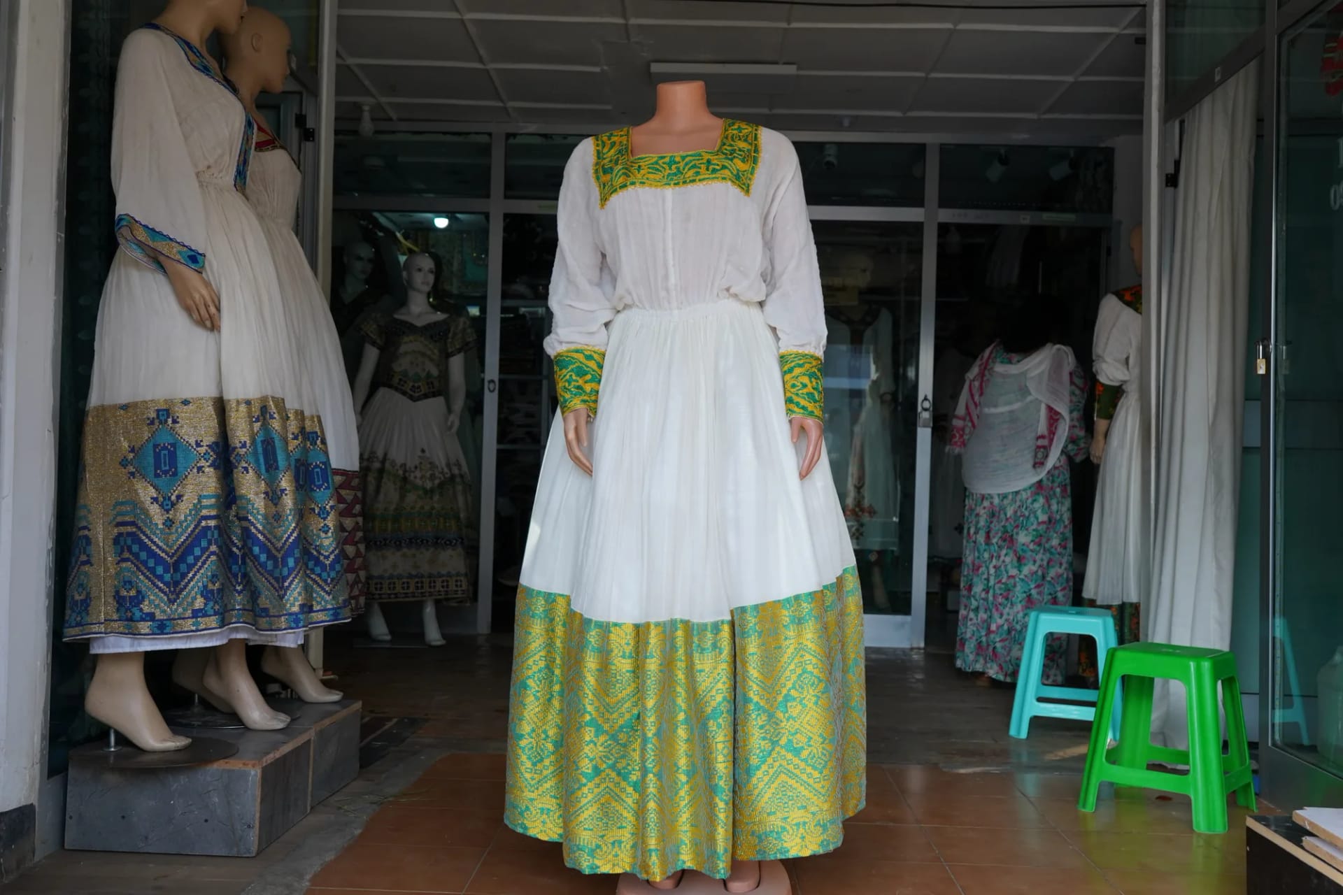 Traditional Tibeb Kemis, Habesha Kemis, Hand made wool fabric — Gech Tibeb
