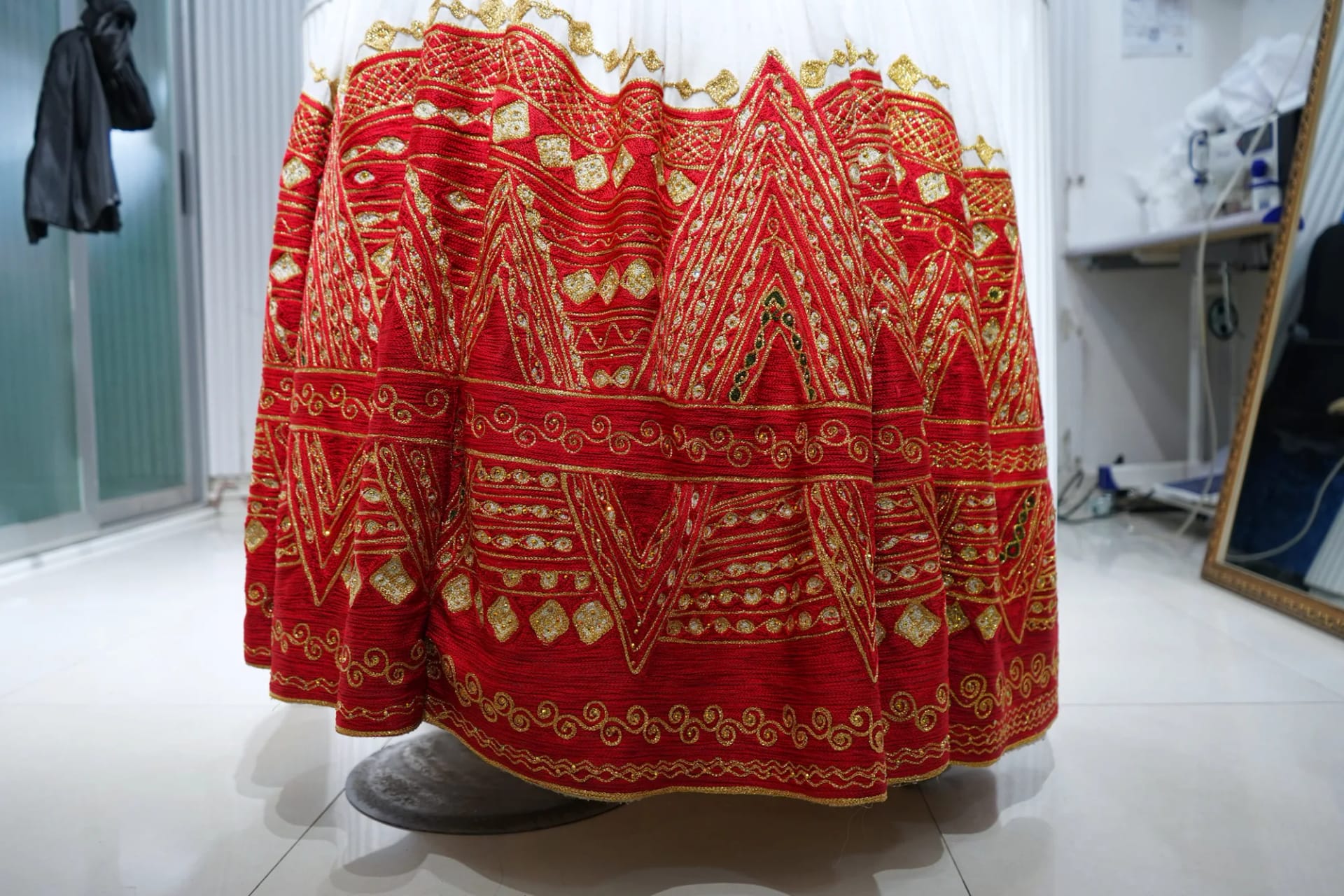 Traditional Ethiopian Habesha Dress, Habesha Kemis, Detail — Mesi Tibeb