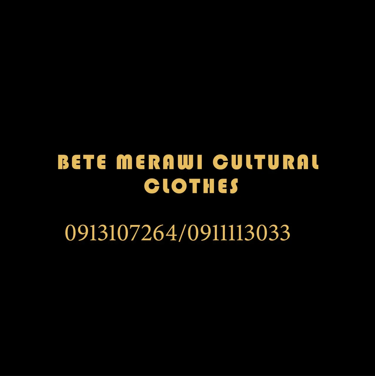 Bete Merawi Cultural Clothes logo