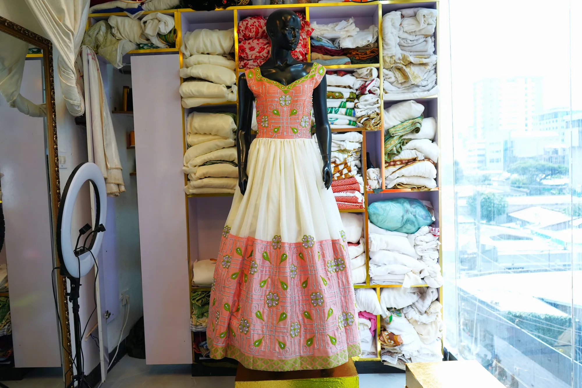 Luxury Ethiopian Cultural Wedding Dress