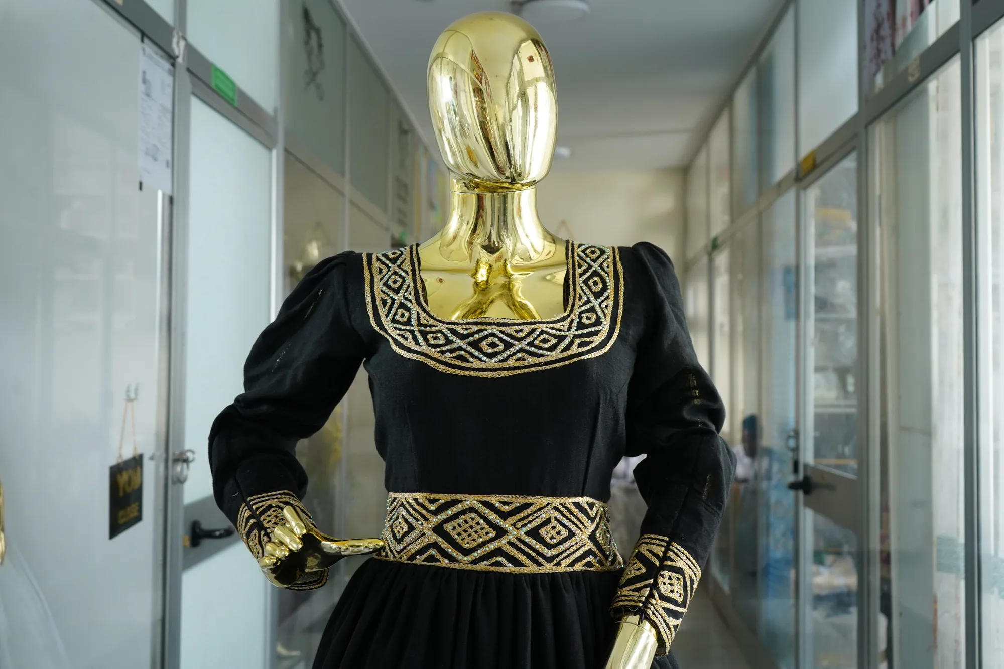 Habeshan Weeding Tibeb Kemis with men shirt, Habesha Kemis, Menen, Saba fabric, Worn — Yoda design