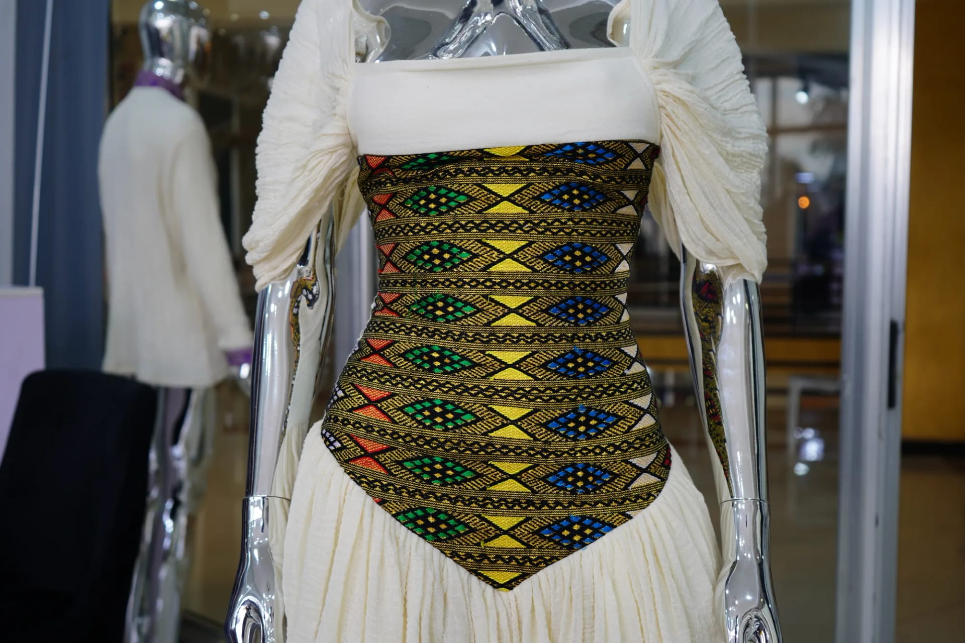 Modern Habesha Dresses with Traditional Elegance, Habesha Kemis, Detail — Rahela Clothing