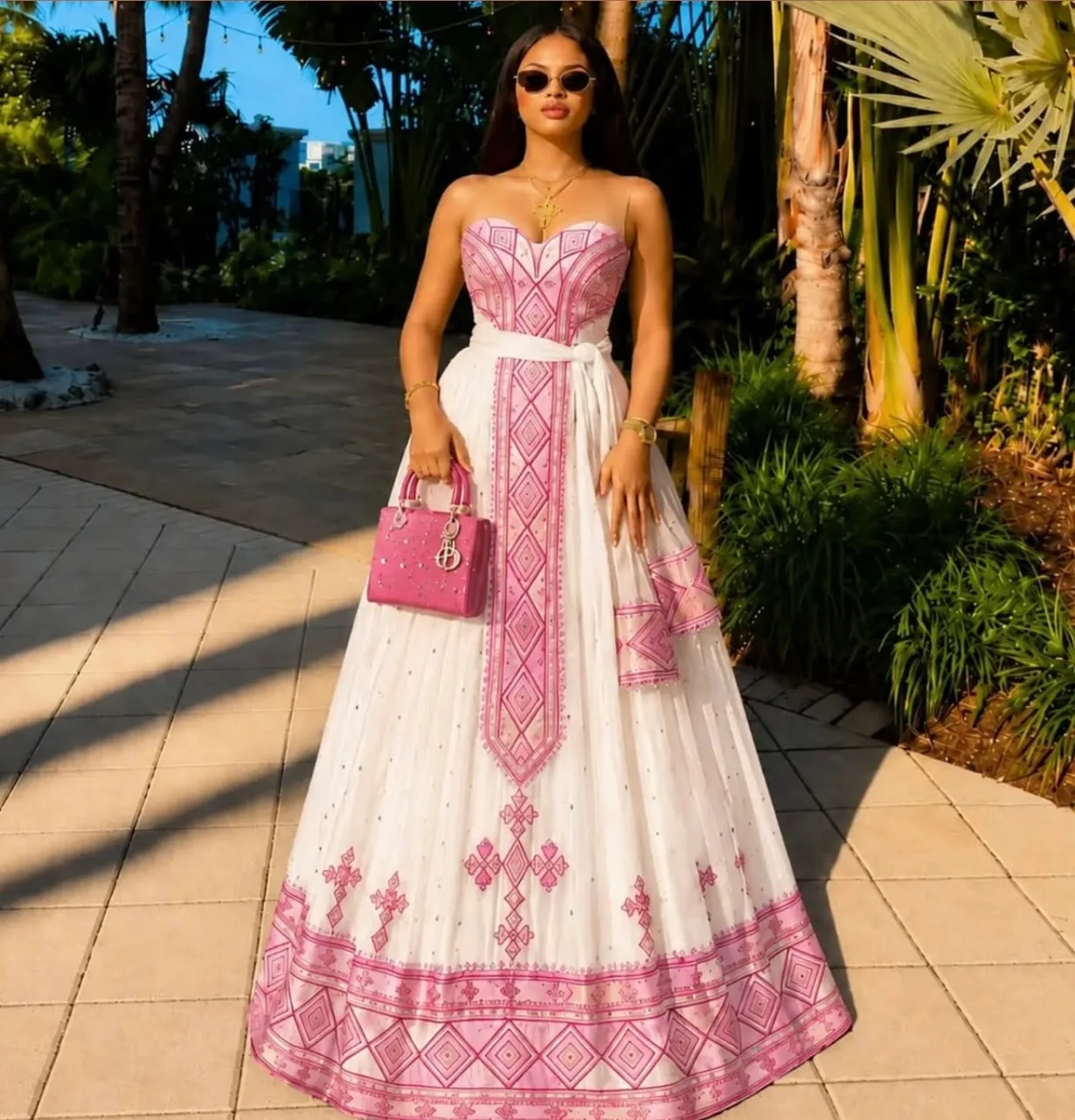 Modern Ethiopian Designer Kemis, Habesha Kemis — Luna Habesha