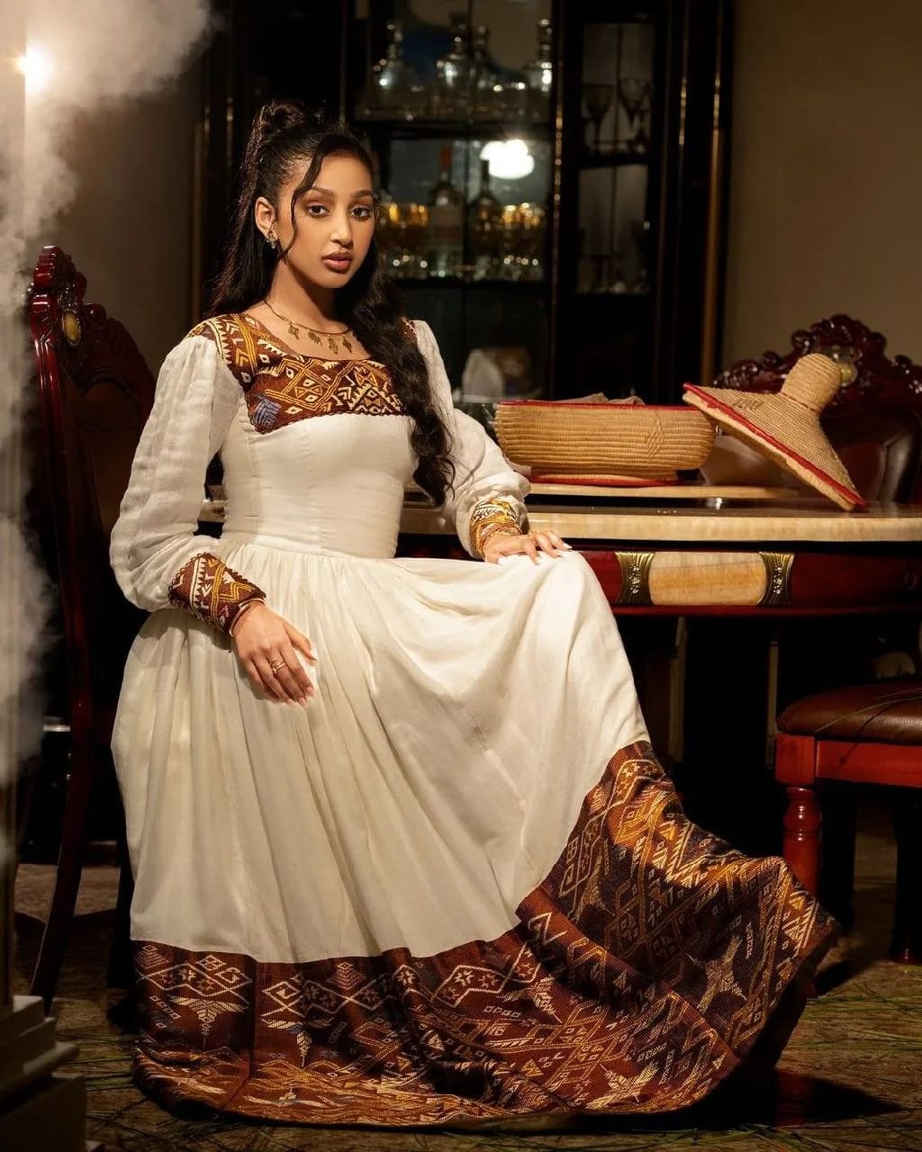 habesha kemis, manen fabric — tensaye fiker